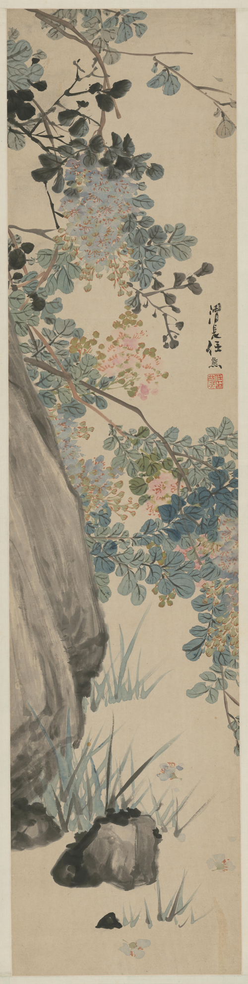 任熊花卉屏, , Ren Xiong