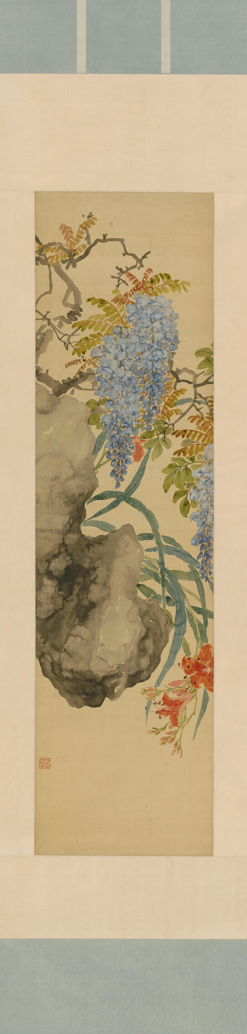 任熊花卉屏, , Ren Xiong