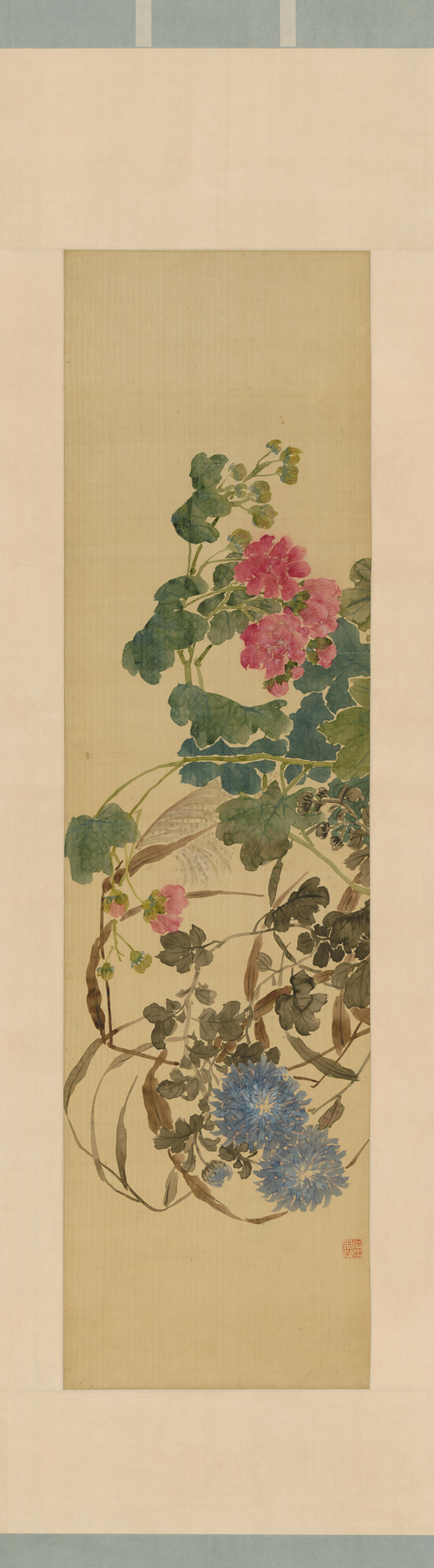 任熊花卉屏, , Ren Xiong