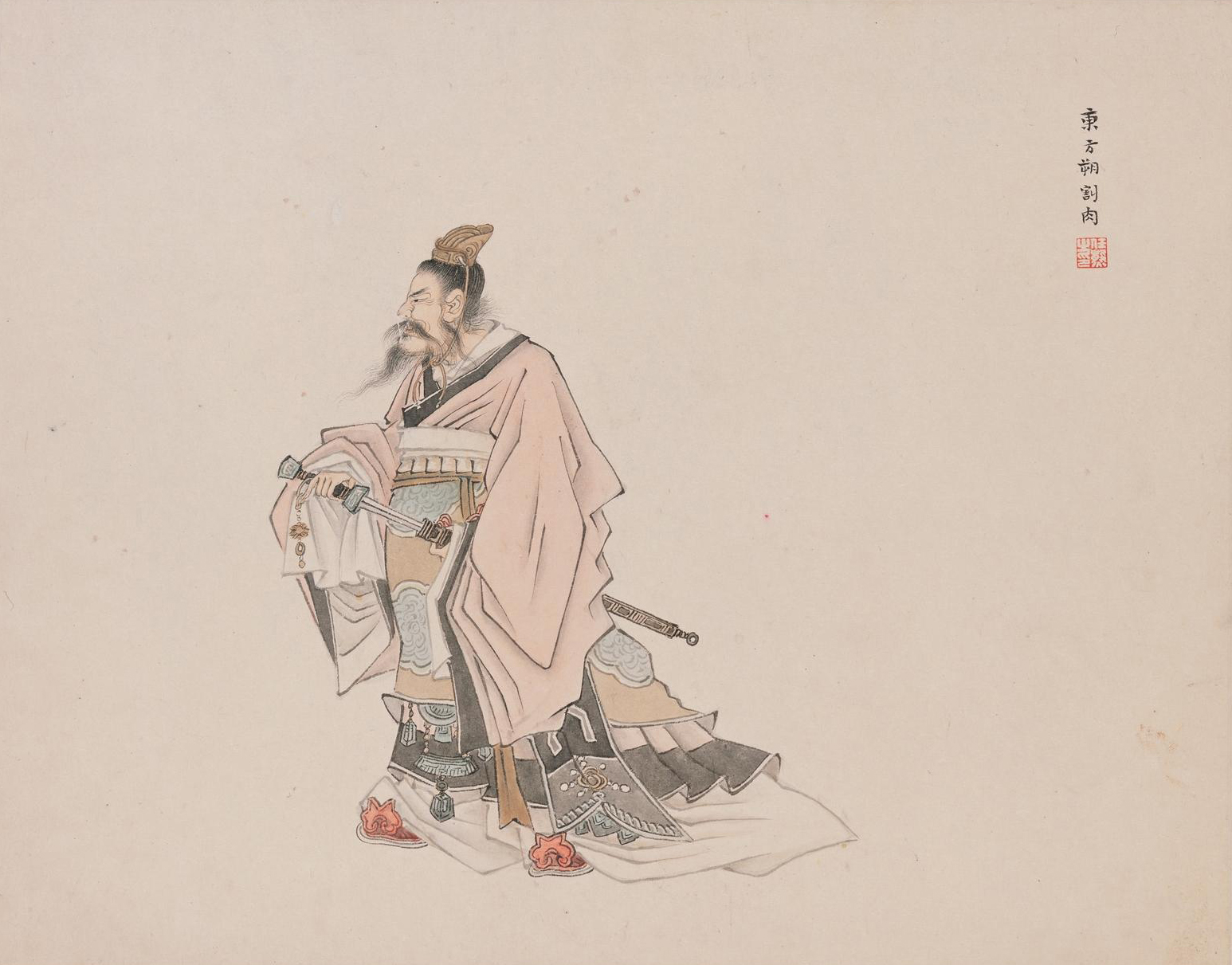 清任熊人物册（12开）, , Ren Xiong