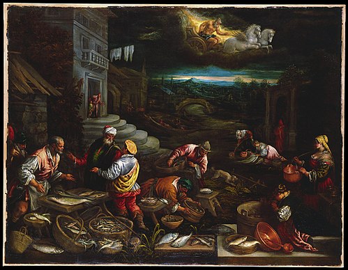The Element of Water, 1576, Francesco Bassano l'Ancien