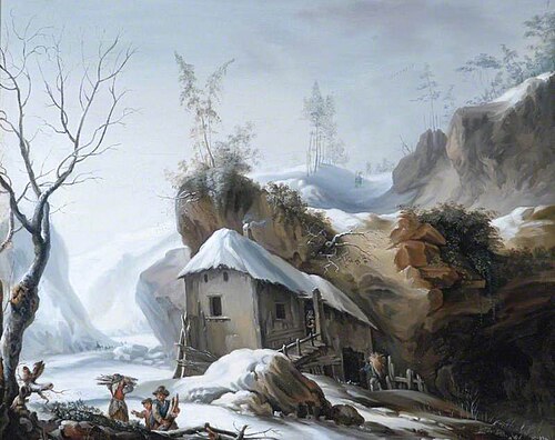 Snowy Landscape, 1770, Francesco Foschi