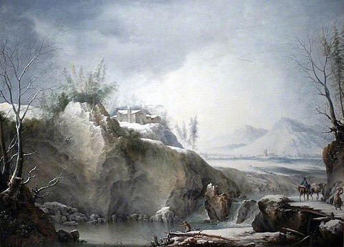 Snowy Landscape, 1770, Francesco Foschi