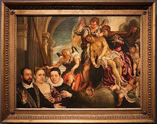 Pietá mit Stifterfamilie, , Francesco Montemezzano