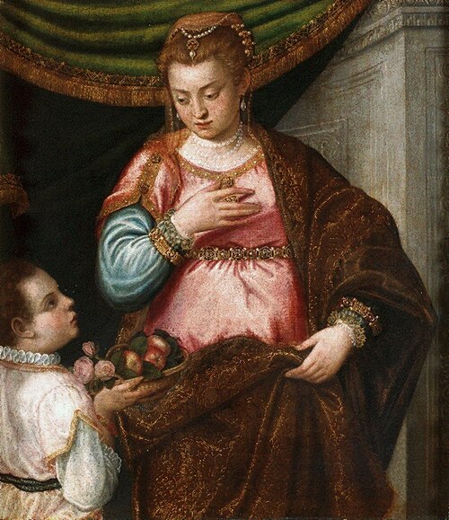 Alegoryczny portret Anny Jagiellonki (1523-1596), wybranej współwładczyni Rzeczypospolitej, 1580, Francesco Montemezzano