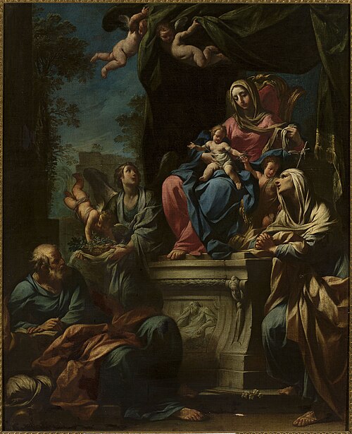 Adoration of Madonna, , Francesco Monti
