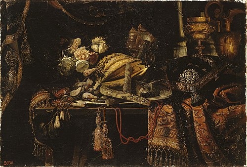 Still Life with a Melon, 1650, Francesco Noletti