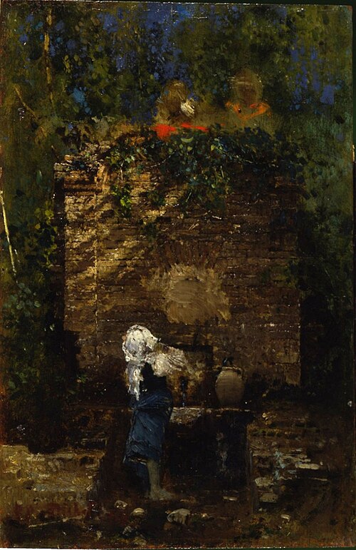 Little fountain of Francavilla, 1869, Francesco Paolo Michetti