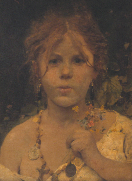 Abruzzese girl, 1929, Francesco Paolo Michetti