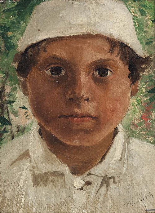 The child, , Francesco Paolo Michetti