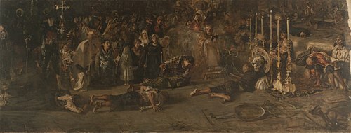 The Vote (Sketch), 1882, Francesco Paolo Michetti