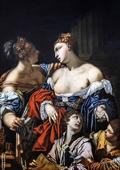 Cornelia mère des Gracchi, 1650, Francesco Ruschi