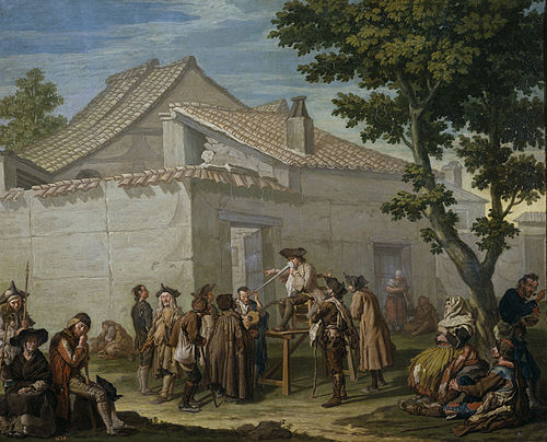 El charlatán de aldea, 1740, Francesco Sasso
