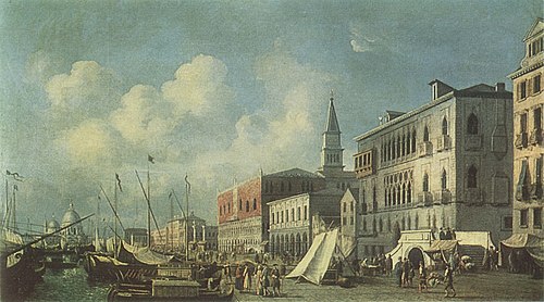 Quay in Venice, 1750, Francesco Tironi