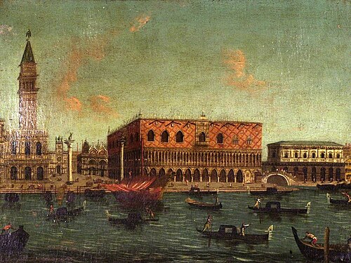 The Doge's Palace, 1720, Francesco Tironi