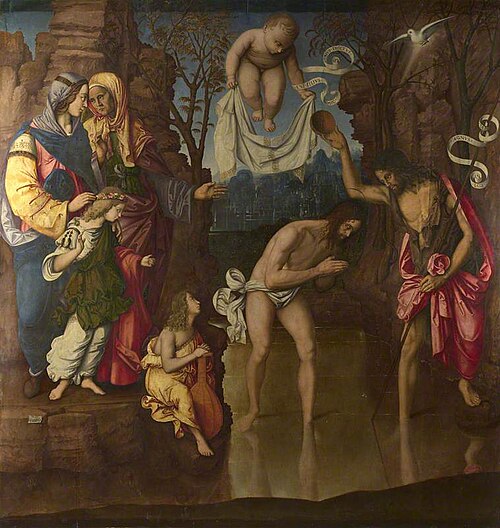 The Baptism of Christ, 1514, Francesco da Cotignola