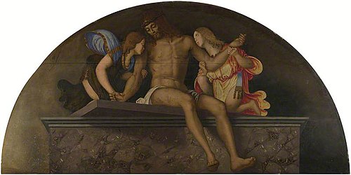 The Dead Christ with Angels, 1514, Francesco da Cotignola