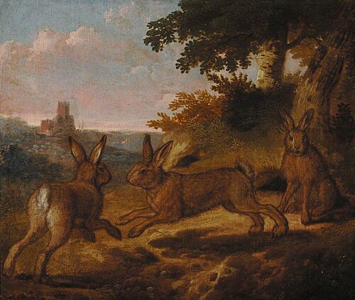 Three Hares, , Francis Barlow