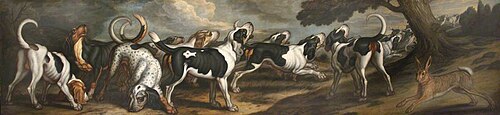 Southern-Mouthed Hounds, 1662, Francis Barlow