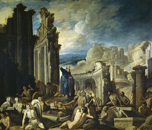 La Vision d'Ézékiel, 1630, Francisco Collantes