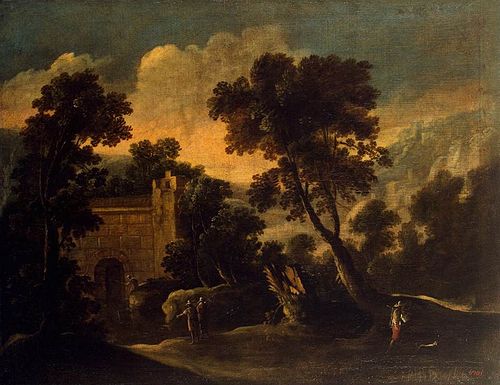 Landscape with Ruins, 1634, Francisco Collantes