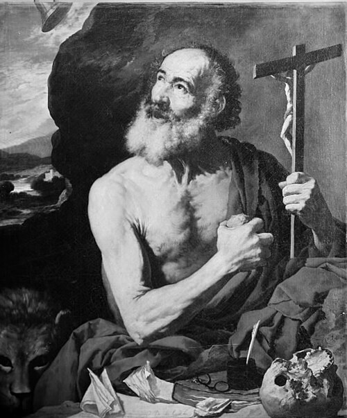 The Penitent St. Jerome, 1635, Francisco Collantes