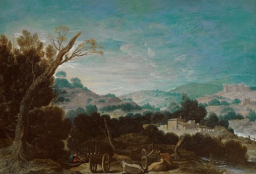Landscape with Shepherds, 1600, Francisco Collantes