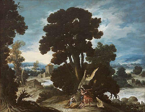 Hagar and Ishmael, 1640, Francisco Collantes