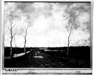 Moeraslandschap met modderige weg, 1905, Arnold Marc Gorter