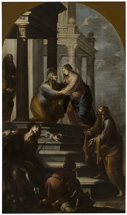 The visitation, 1664, Francisco de Solís