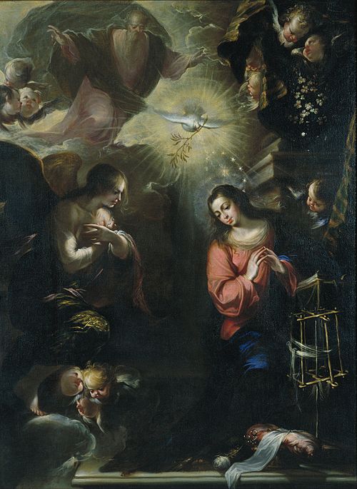 Annunciation, 1664, Francisco de Solís