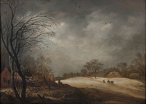 Winter Landscape, 1650, Frans de Momper