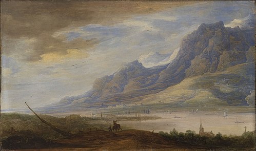 Mountainous Landscape with a River, 1640, Frans de Momper