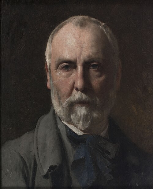 Autoportrait, 1880, François-Alfred Delobbe