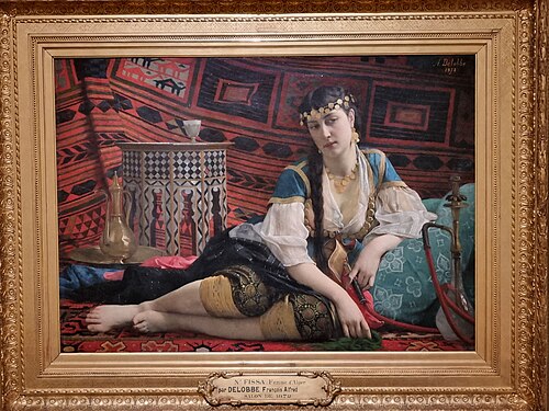 N'Fissa Femme d'Alger, 1872, François-Alfred Delobbe