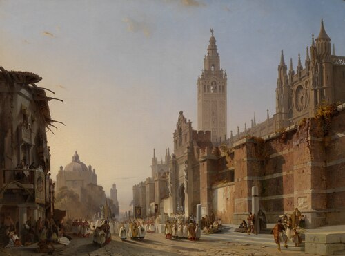The Cathedral of Seville, 1843, François-Antoine Bossuet