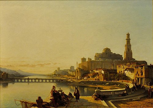 A view of Córdoba, 1845, François-Antoine Bossuet