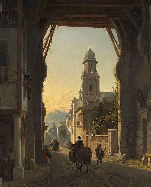 A Moorish Gateway, Ecija, Spain, 1853, François-Antoine Bossuet
