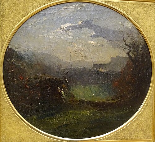 Champrofond. Environs de Crémieu (Isère) ; Effet du matin, 1885, François-Auguste Ravier