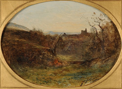 Champfond à Crémieu, 1850, François-Auguste Ravier