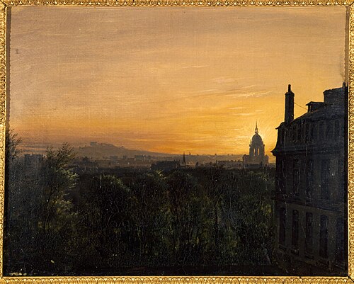 Vue de Paris, prise de Montparnasse, 1829, François-Edmée Ricois