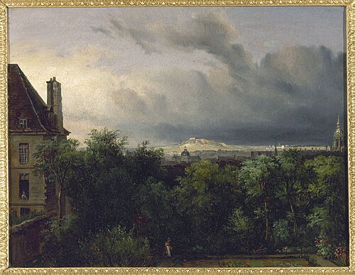 Vue de Paris, prise de Montparnasse, 1829, François-Edmée Ricois