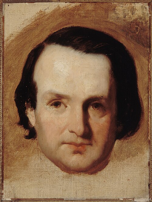 Portrait de Victor Hugo (1802-1885), écrivain, 1835, François Joseph Heim