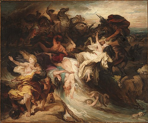 Défaite des Cimbres et des Teutons par Marius, 1853, François-Joseph Heim