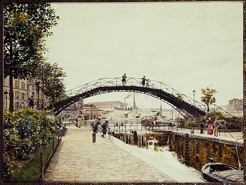Le Canal Saint-Martin, 1900, François-Marie Firmin-Girard