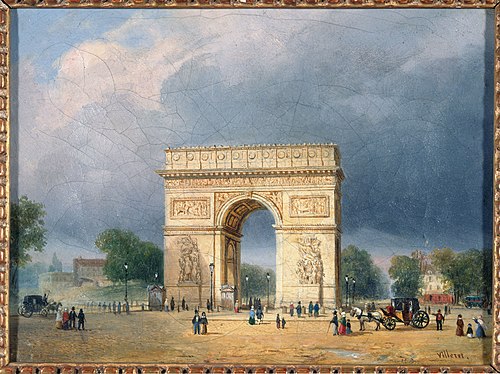 L'Arc de Triomphe de l'Étoile, 1840, François Etienne Villeret