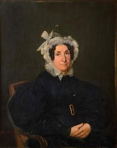 Portrait de Marie-Anne Gaudin, épouse de Martin-Guillaume Biennais, 1835, François Antoine Léon Fleury