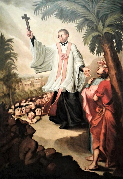 Saint François Xavier prêchant aux Indes, 1805, François Baillairgé