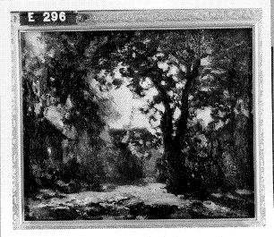 Maanlicht door bomen, 1907, François Cachoud