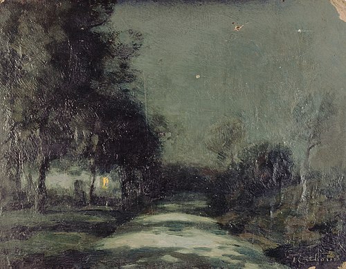 La route, 1907, François Cachoud